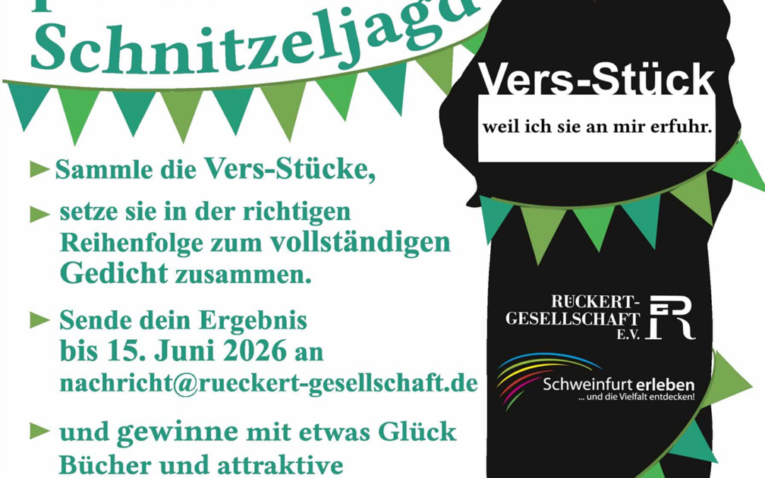 Auf zur verRückert poetischen Schnitzeljagd in Schweinfurt!